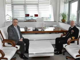 Boğaz ve Garnizon Komutanı Biçen’den, Gestaş Genel Müdürü Yürükçü’ye nezaket ziyareti
