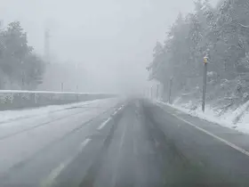 Bolu Dağı’nda kar yağışı sürüyor
