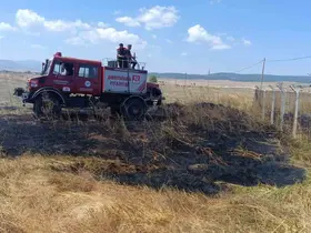 Bolu’da anız yangını büyümeden söndürüldü
