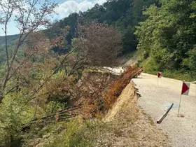 Bolu’da heyelan nedeniyle Taşkesti-Abant yolu 1 aydır kapalı
