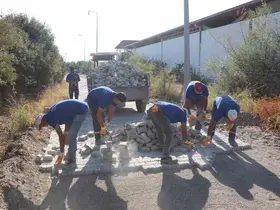 Bozdoğan Belediyesi üstyapı çalışmalarına devam ediyor
