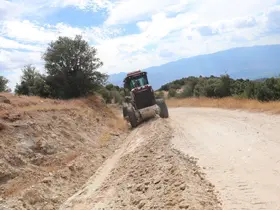 Bozdoğan Belediyesi yol çalışmalarına devam ediyor
