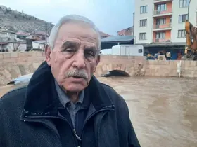 Bozkır’da sular yükseldi, araziler su altında kaldı

