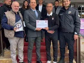 Bozüyük Açık Ceza Evi’ndeki hükümlüden örnek davranış
