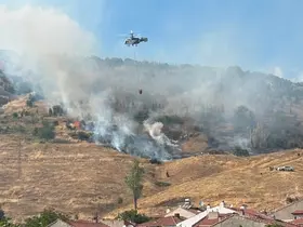 Bozüyük’te orman yangını kontrol altına alındı

