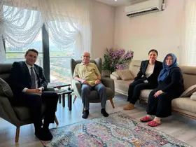 Buharkent Kaymakamı Haydaroğlu’ndan şehit aileleri ve gazilere ziyaret
