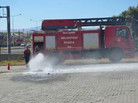Bulanık Kaymakamlığında yangın tatbikatı yapıldı
