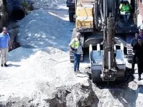Buldan’da yağmur suyu hattı çalışmaları başladı
