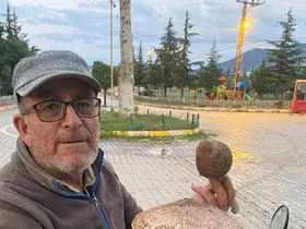 Bulduğu mantar boyutuyla şaşırttı