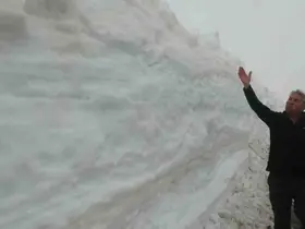 Burası ne Van ne Hakkari: Yaz şehri Mersin’de kar 2 metreyi aştı
