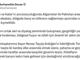 Burhanettin Duran’dan Afganistan-Pakistan ateşkesi açıklaması
