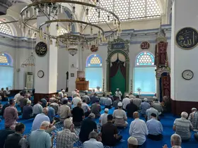 Burhaniye Kocacamide Mevlid Kandili programı düzenlendi

