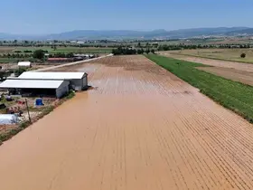 Bursa Yenişehir’de sel ve dolu felaketi
