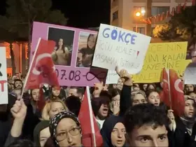 Bursa’da cinayete kurban giden Gökçe için yürüyüş düzenlendi
