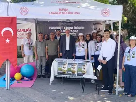 Bursa’da hareket yaşını öğren kampanyasına yoğun ilgi
