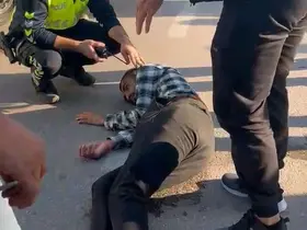 Bursa’da otobüsün çarptığı genç yaralandı
