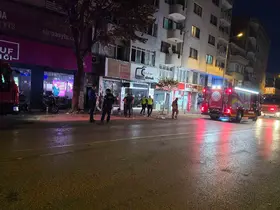 Bursa’da yangın paniği
