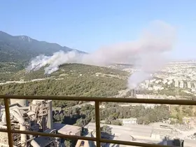 Bursa’daki alevlere havadan müdahale güçlendirildi