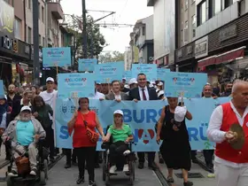 Bursalılar sağlık için yürüdü
