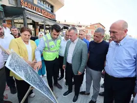 Büyükakın Çayırova’da projeleri yerinde inceledi, esnafla buluştu
