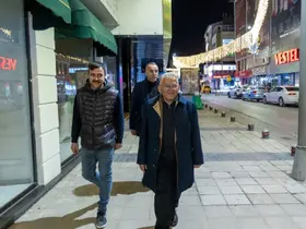 Büyükkılıç, Millet Caddesi’nde yapımı tamamlanan aydınlatma sistemini inceledi
