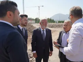 Büyükkılıç ve Elitaş, Kartal Katlı Kavşağı’ndaki çalışmaları yerinde inceledi
