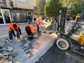 Büyükşehir, Erdoğan Caddesi’ni yeniliyor
