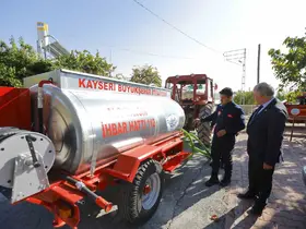 Büyükşehirden kırsal yangınlara hızlı müdahale hamlesi: Traktör arkası yangın söndürme aracı
