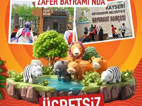 Büyükşehir’in hayvanat bahçesi Zafer Bayramı’nda kapılarını ücretsiz olarak açıyor
