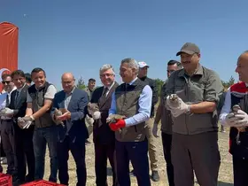 Çamlık Milli Parkı’nda bin keklik doğaya kanat çırptı
