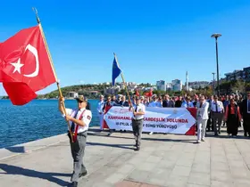 Çanakkale’de Gaziler Günü yürüyüşü düzenlendi

