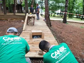 Canik Belediyesi Hasköy Meşe Orman Park yenileniyor
