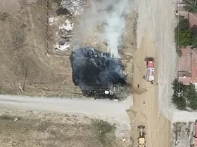 Çankırı’da çıkan arazi yangınını itfaiye söndürdü

