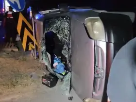 Çankırı’da iki hafif ticari araç çarpıştı: 9 yaralı
