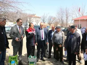 Çayırlı’da 133 çiftçiye 10 ton yonca tohumu desteği
