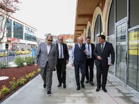 Cedidiye Kent Meydanı tanıtıma hazırlanıyor

