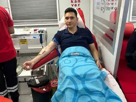 Çermik Kaymakamı Karataş kan bağışında bulundu
