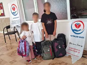 Çermik’te 43 yetim öğrenciye kırtasiye yardımında bulunuldu
