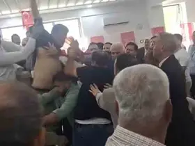 CHP Samandağ ilçe kongresinde kavga çıktı
