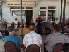 Çiftçilere tarımsal bilgilendirme
