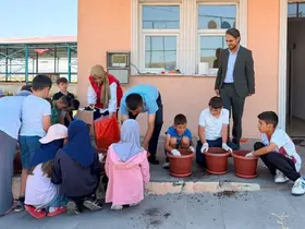 Çıldır’da "Yeşeren eller" projesi hayata geçirildi
