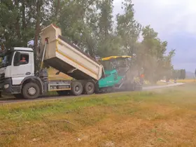 Çımağıl grup yolunda asfalt bakım ve onarım çalışmaları sürüyor
