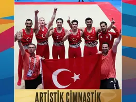 Cimnastik Erkek Milli Takımı, Akdeniz Oyunları şampiyonu
