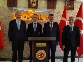 Çin Büyükelçisi Jiang Xuebin, Batman Valiliğini ziyaret etti
