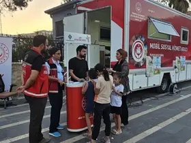 Cizre’de mobil araçla vatandaşlara yerinde destek
