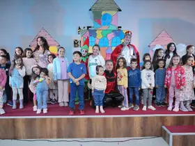 Çocuklar şenlikte sanatla ve eğlenceyle buluştu
