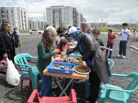 Çocuklar sokakta sporla buluştu
