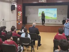 Çocuklara suyun önemi ve verimliliği anlatıldı
