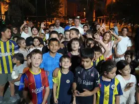 Çocukların futbol sahası hayali gerçek oldu
