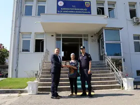 Çocukluk hayali için arsasını jandarmaya bağışladı
